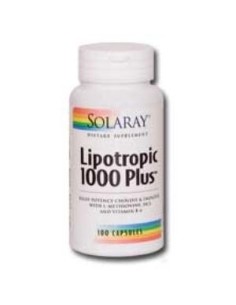 Lipotropic 1000 Plus - 100 Cap. de Solaray