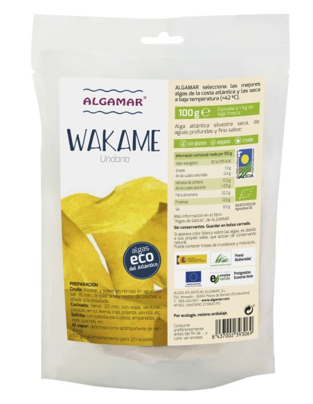 Alga Wakame Algamar | Calidad Natural y Sabor Único