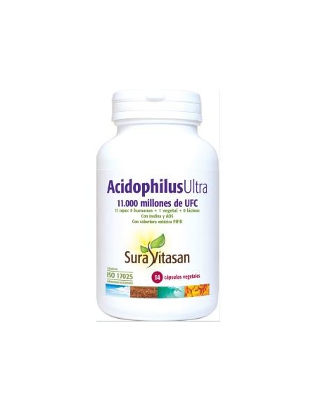 Acidophilus Ultra 14Cap. (Refrigeracion) de Sura Vitasan