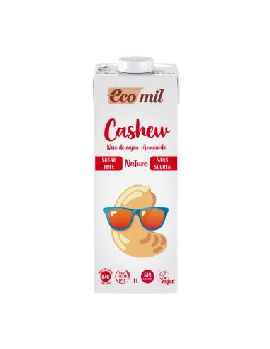 Bebida Bio Caju Nature 1L Ecomil Natural e Saudável