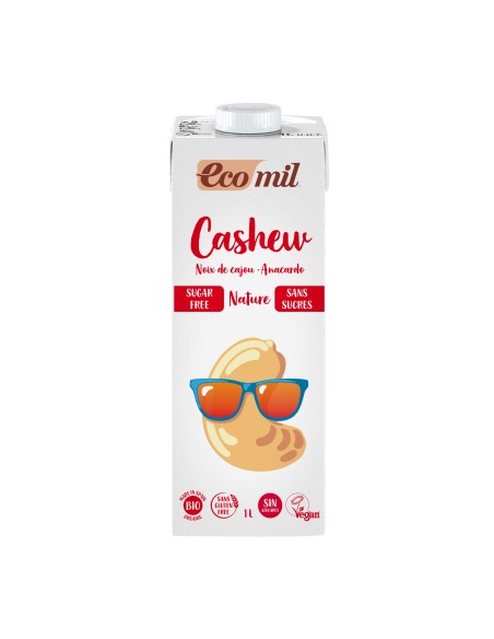 Bebida Bio Caju Nature 1L Ecomil Natural e Saudável