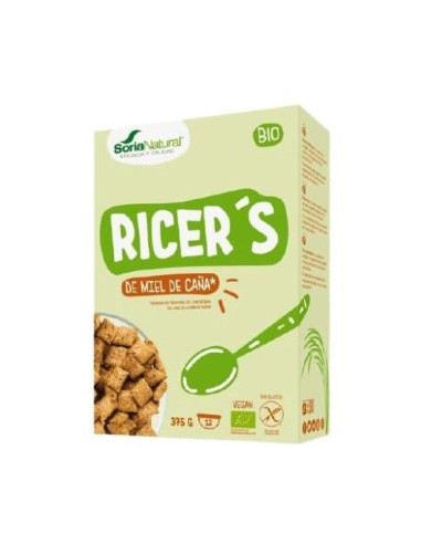 Ricers Cereales De Miel De Caña 375Gr Bio Vegan de Soria Natural