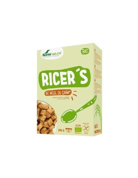 Ricers Cereales De Miel De Caña 375Gr Bio Vegan de Soria Natural