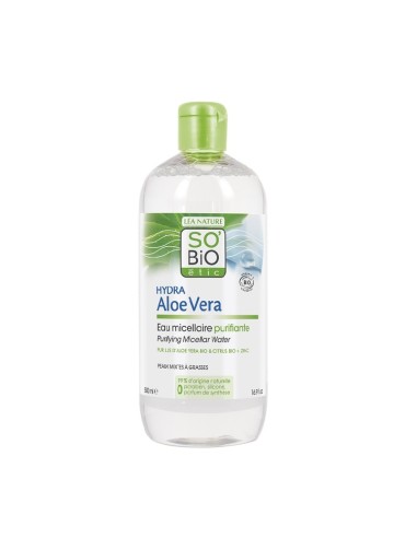 Agua Micelar Purificante Zinc, Aloe Vera & Lima Bi de Sobio