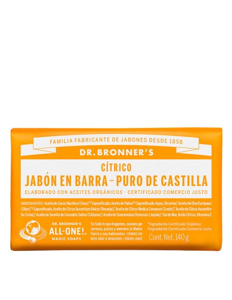 Jabon Pastilla Citrico 140 Gr de Dr Bronners