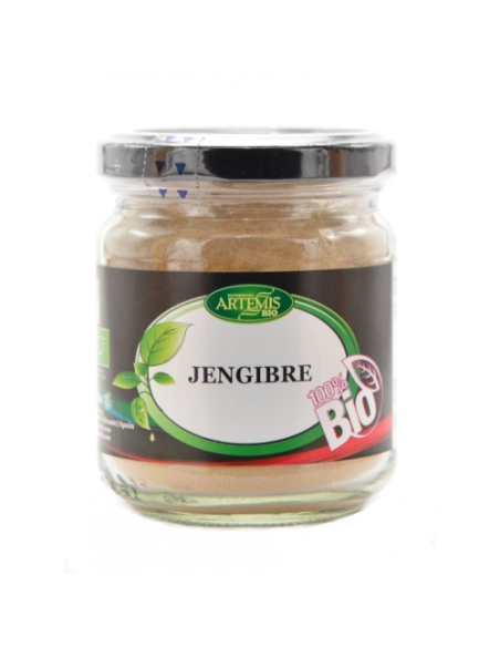 Organic Ginger Large Glass Jar 75g by Artemis