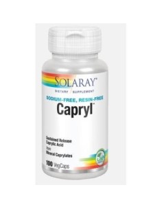 Capryl Solaray 100 Vegcaps | Suplemento Natural Vegano