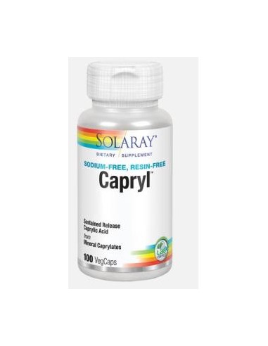 Capryl Solaray 100 Vegcaps | Suplemento Natural Vegano