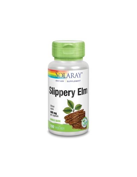 Olmo Americano 400 mg Solaray - 100 Cápsulas Vegetales