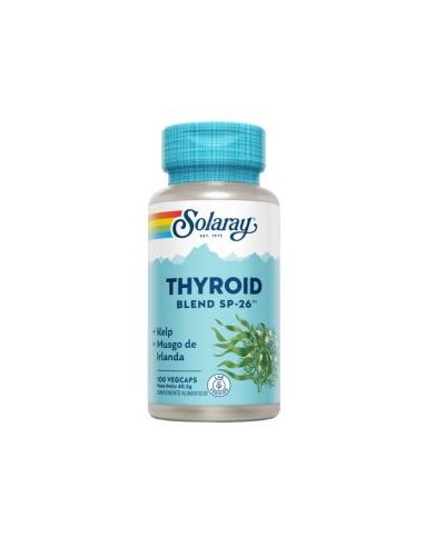 Ty-Blend SP-26™ Solaray - 100 Vegcaps para Energía Natural