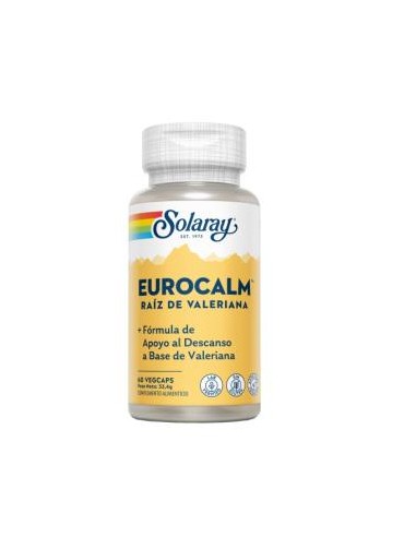 Eurocalm™ 60 Vegcaps by Solaray – Natural Stress Relief Supplement