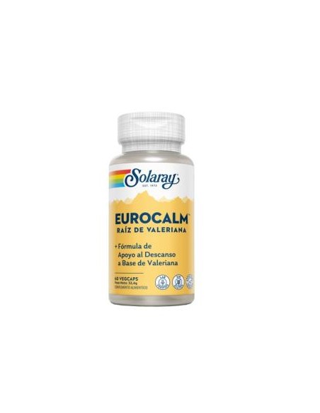 Eurocalm™ 60 Vegcaps by Solaray – Natural Stress Relief Supplement