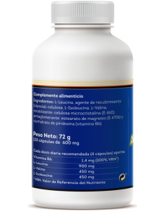 Bcaa'S (Aminoa.Ramificados) 120 Capsulas De 600Mg Sotya 2