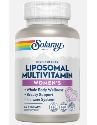 Multivitamínico Liposomal para Mujer Solaray - 60 Vegcaps