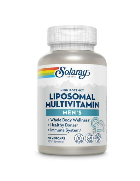 Men'S Liposomal Multivitaminas Solaray 60 Vegcaps Salud