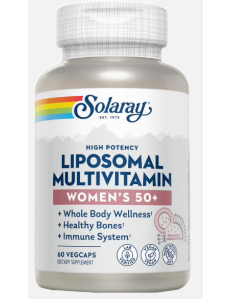 Multivitamínico Liposomal Solaray para Mujeres +50 – 60 Vegcaps
