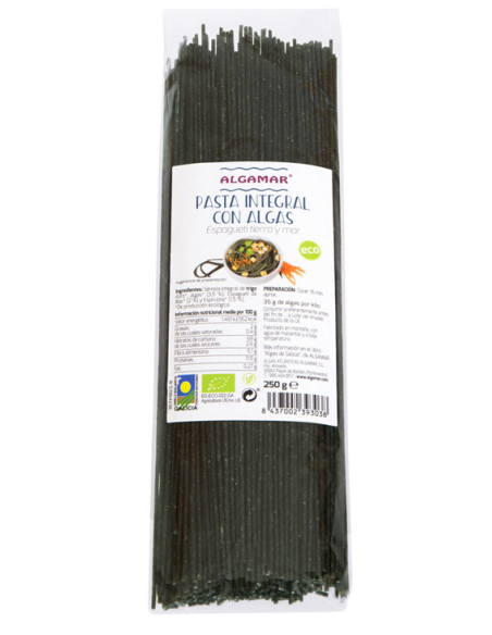 Pasta Espagueti Tierra Y Mar Bio 250 G Algamar