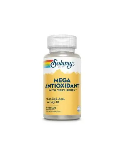Mega Antiox Very Berry Solaray - 60 Cápsulas Vegetales