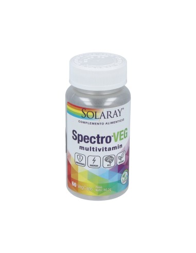Spectro Vegetariano 60 cápsulas | Vitaminas y Minerales Solaray