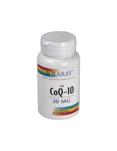 Pure CoQ10 30mg Solaray | Energía y Vitalidad Natural