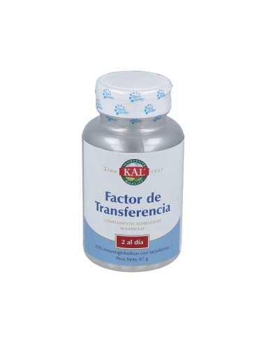 Factor de Transferencia 60Cap Solaray | Refuerza tu Defensa