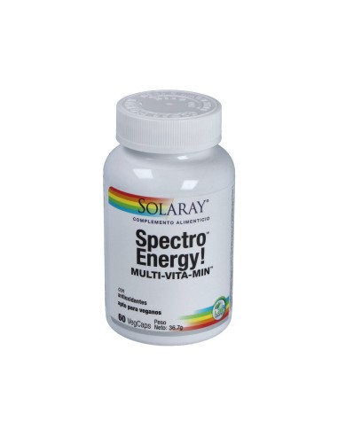 Spectro Energy 60Cap Solaray – Vitalidad y Energía Natural