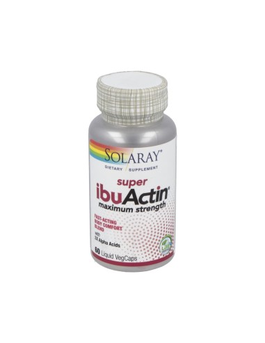 Super Ibuactin 60 Cap. Líquidas Solaray – Alivio Rápido