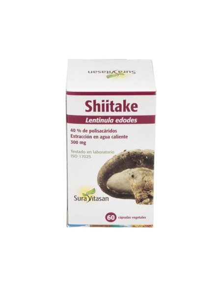 Shiitake 300 Mg 60 Vcaps de 
Sura Vitasan