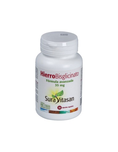 Hierro Bisglicinato 30 Caps de 
Sura Vitasan