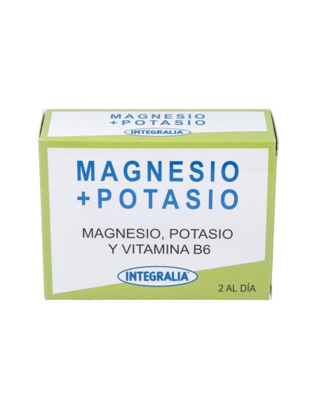 Magnesio + Potasio 60 Capsulas de Integralia.