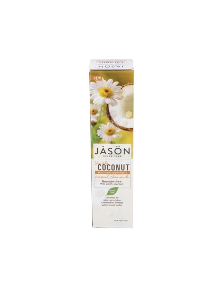 Dentífrico Calmante Coco-Camomila Jason 119 g Natural