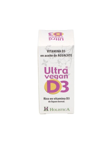 Ultra Vegan D3 Gotas 8ml Holística | Vitamina D Vegana Natural