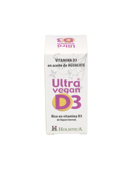 Ultra Vegan D3 Gotas 8ml Holística | Vitamina D Vegana Natural