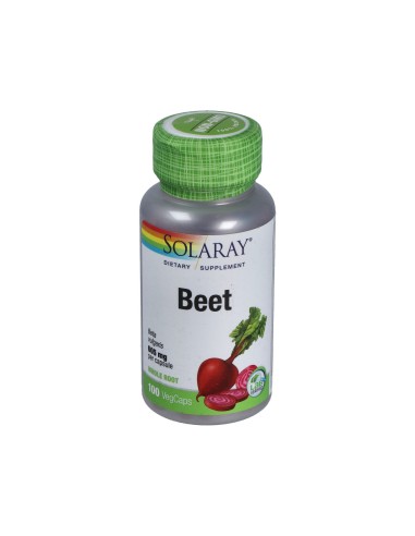 Beet Root Solaray 100 cápsulas vegetales para tu salud