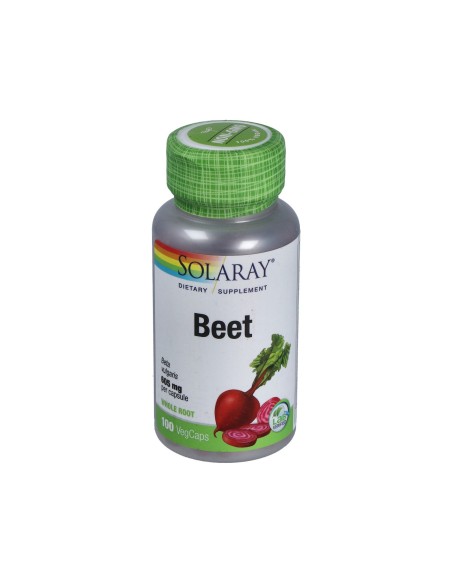 Beet Root Solaray 100 cápsulas vegetales para tu salud