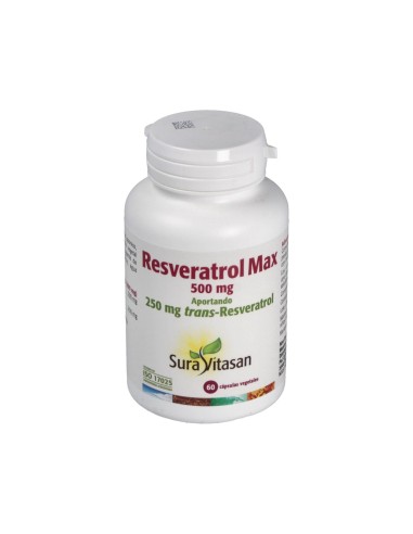 Resveratrol Max 60Cap. Sura Vitasan – Antioxidante Natural