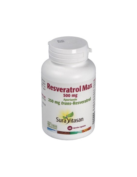 Resveratrol Max 60Cap. Sura Vitasan – Antioxidante Natural