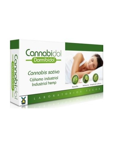 Cannabidol Dormibidol Sin CBD 14 Cápsulas Tegor - Sueño Natural