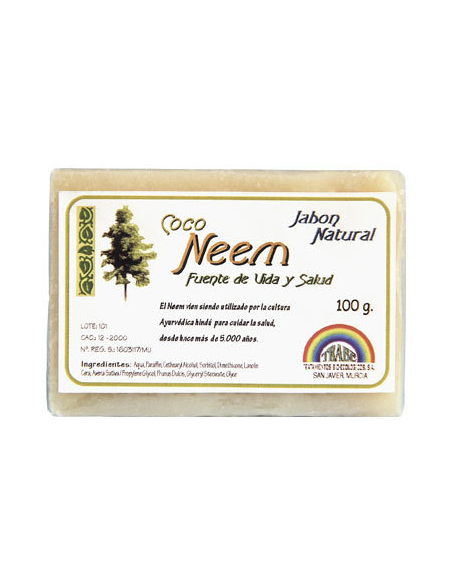 Coco Neem Jabón 100 gr Trabe  Limpieza Natural y Suave