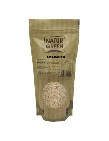 Amaranto Bio Naturgreen 450 g – Superalimento Natural Saludable