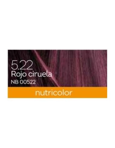 Tinte Plum Red Dye 140Ml. Rojo Ciruela ·5.22 de Biokap