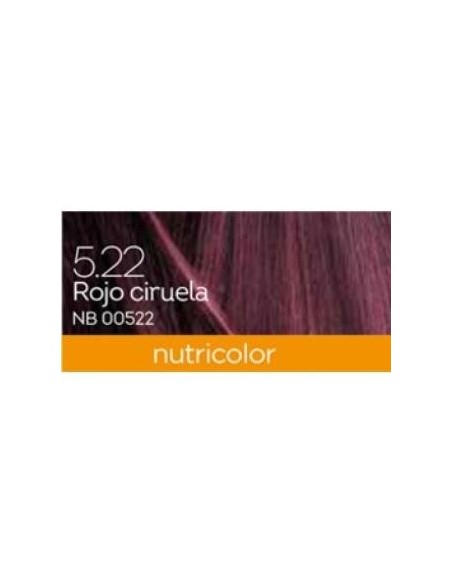 Tinte Plum Red Dye 140Ml. Rojo Ciruela ·5.22 de Biokap