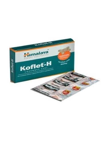 Pastillas Koflet Garganta Jengibre 12 Comprimidos Himalaya