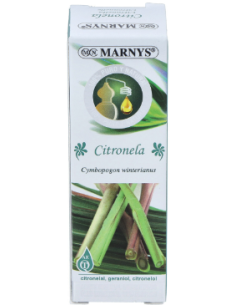 Aceite Esencial Alimentario De Citronella    Estuche Con Botella - 15 Ml Marnys