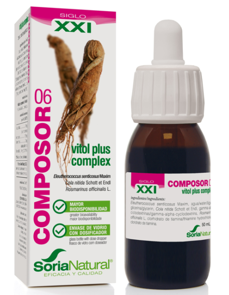 Composor 06 Vitol Plus Complex Xxi 50Ml. de Soria Natural