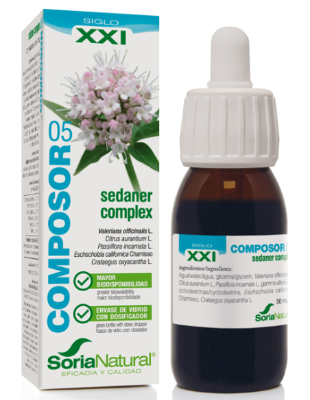 Composor 05 Sedaner Complex Xxi 50Ml. de Soria Natural