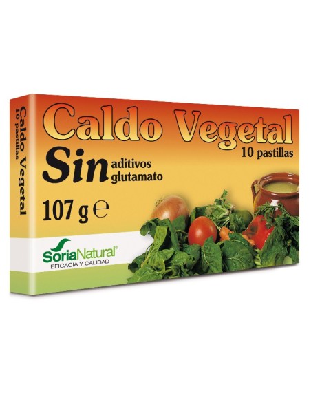Caldo Vegetal 10Pastillas de Soria Natural
