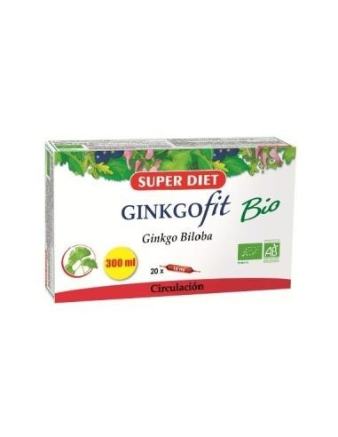 Ginkgofit Biloba 20 Amp - Suplemento Natural para la Memoria