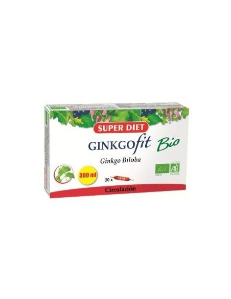 Ginkgofit Biloba 20 Amp - Suplemento Natural para la Memoria