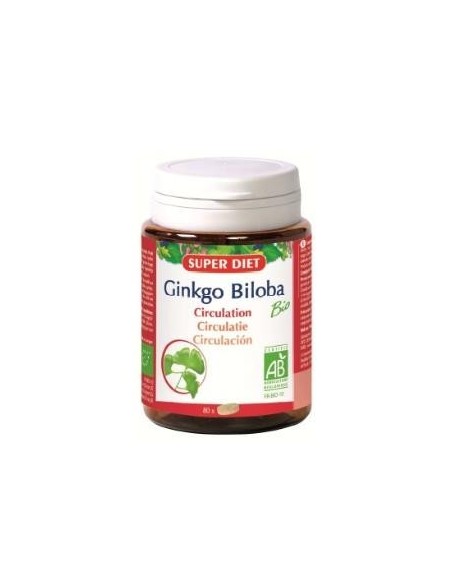 Ginkgo Biloba Bio 80 Comp. Superdiet – Memoria y Concentración